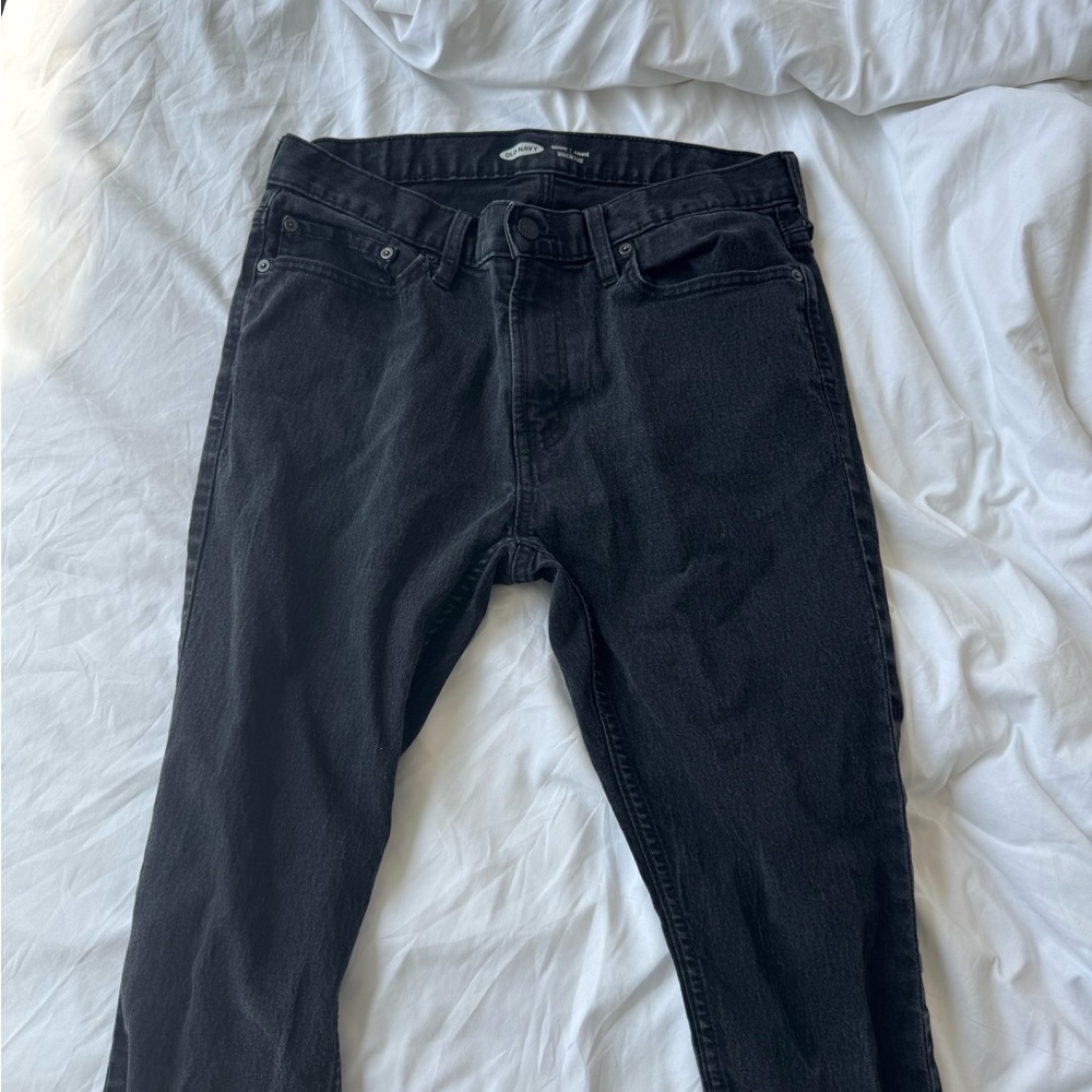 Old Navy Black Slim Jeans Full-Length